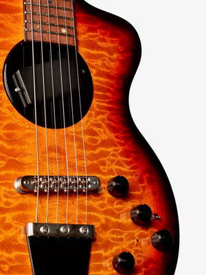 Rick Turner Model 1 Custom Deluxe Quilted Maple Burst with Full Electronics Package #5793 - Rick Turner Guitars - Heartbreaker Guitars