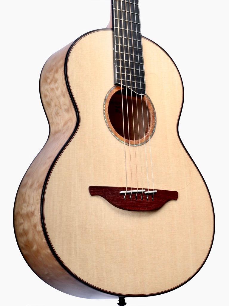 Wee Lowden 50 with #2 Inlay Package Sitka Spruce / Maple #25977 - Lowden Guitars - Heartbreaker Guitars