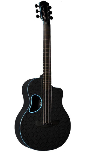 McPherson Carbon Fiber Blackout Touring Blue w/ Honeycomb Finish #11158 - McPherson Guitars - Heartbreaker Guitars