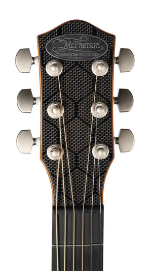 McPherson Carbon Fiber Touring Honeycomb Orange with Satin Pearl Hardware #10838 - McPherson Guitars - Heartbreaker Guitars
