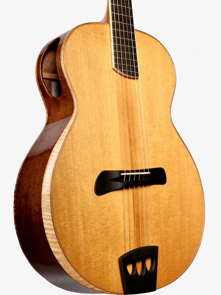 Batson Custom Aged Tone Adirondack Spruce / Curly Claro Walnut #N112-3K - Batson - Heartbreaker Guitars