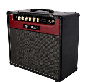 Matchless Laurel Canyon Reverb Black & Burgundy #V00224 - Matchless Amplifiers - Heartbreaker Guitars
