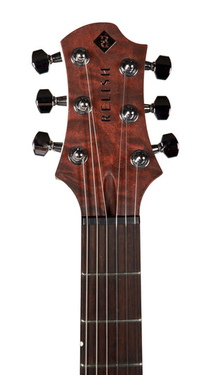 Relish Mary One with Pick Up Swapping and Piezo Bordeaux St. Curly Maple - Relish Guitars - Heartbreaker Guitars