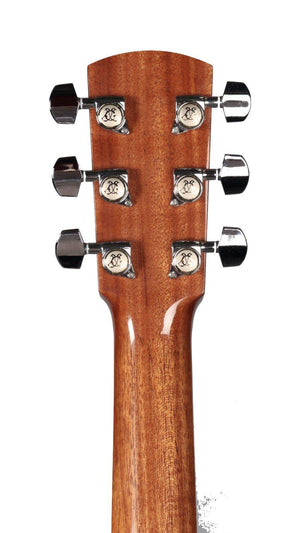 Larrivee OM-09 Alpine Moon Spruce over Flamed Maple w/ Twins & Vine Inlays - Larrivee Guitars - Heartbreaker Guitars