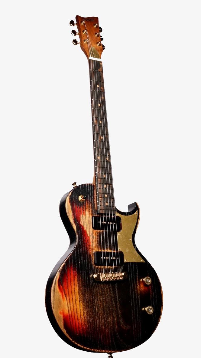 Paoletti Seicento 2P90 Relic Black NAMM 2024 Edition #234823 - Paoletti - Heartbreaker Guitars