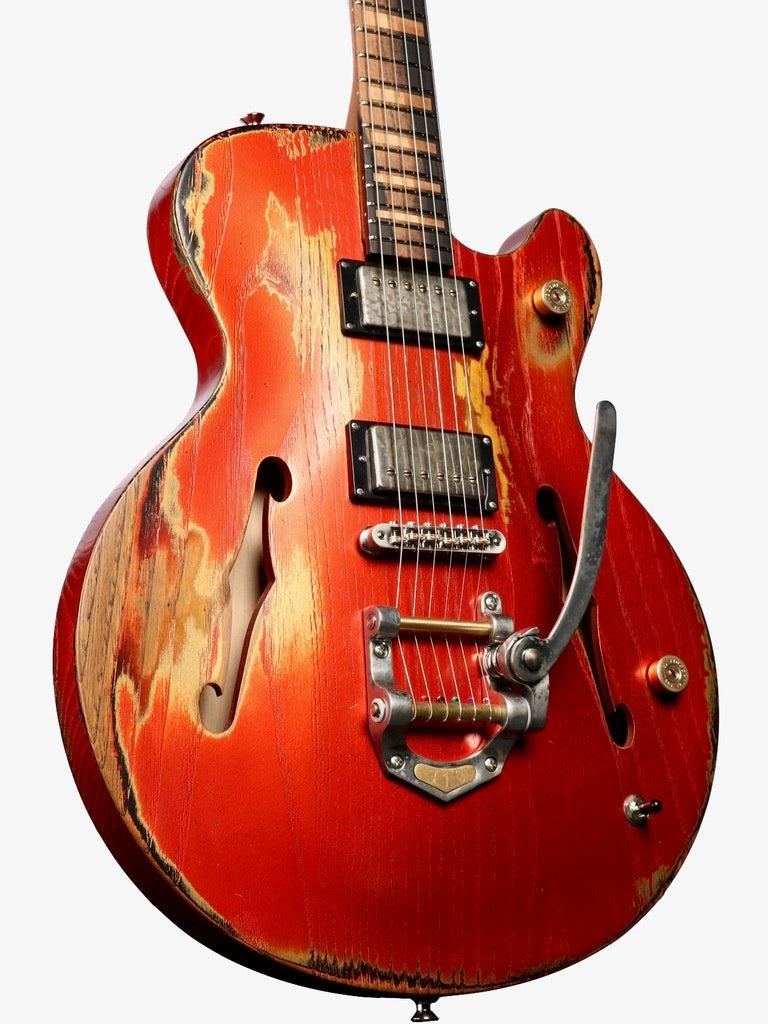 Paoletti 500 Lounge HH Heavy Candy Apple Red NAMM 2024 #235023 - Paoletti - Heartbreaker Guitars