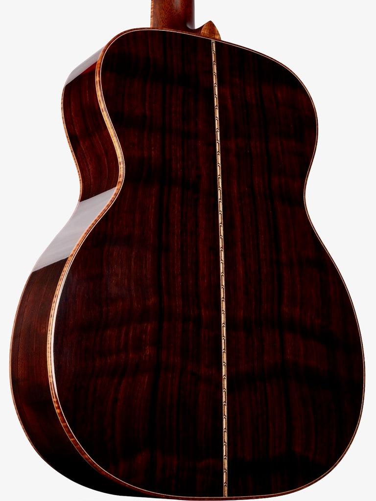 Bourgeois DB Signature Deluxe Single O Aged Tone Adirondack / Figured Indian Rosewood #9571 - Bourgeois Guitars - Heartbreaker Guitars