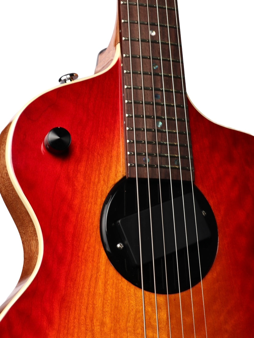 Rick Turner Model 1 Custom Cherry Burst Figured Maple Top #6141