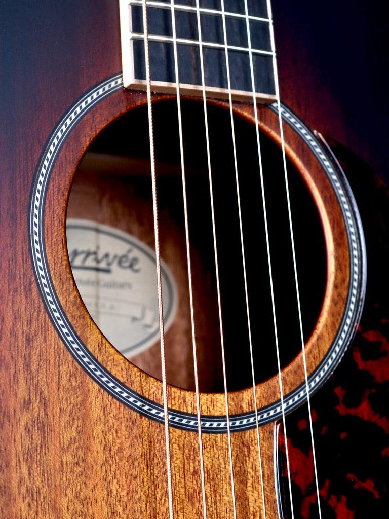 Larrivee D-40 All Mahogany Vintage Burst #139285 - Larrivee Guitars - Heartbreaker Guitars