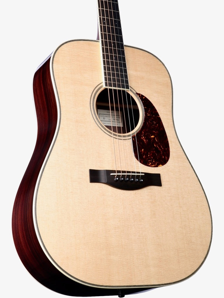 Santa Cruz Dreadnought German Spruce / Indian Rosewood 2024 #7992