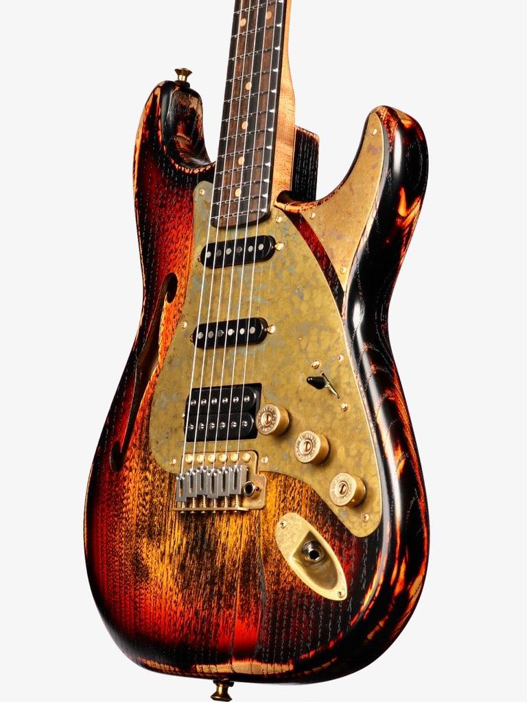 Paoletti Alfa Lounge HSS Heavy Black NAMM 2024 Edition #238023 - Paoletti - Heartbreaker Guitars