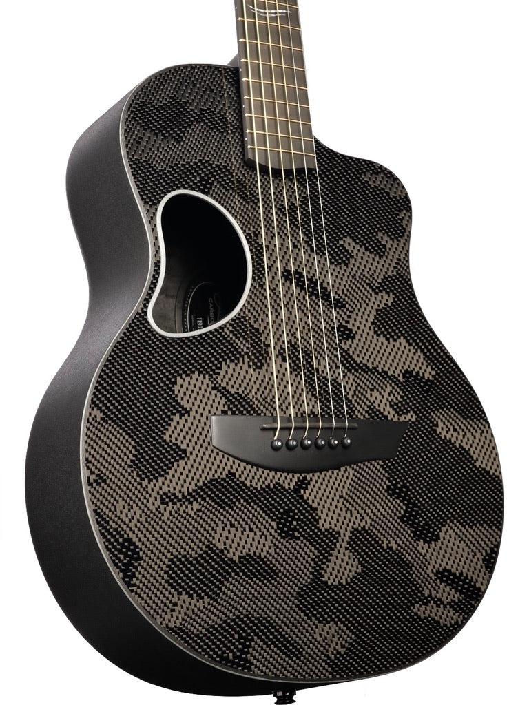 McPherson Carbon Fiber Touring Silver Camo Blackout #11907 - McPherson Guitars - Heartbreaker Guitars