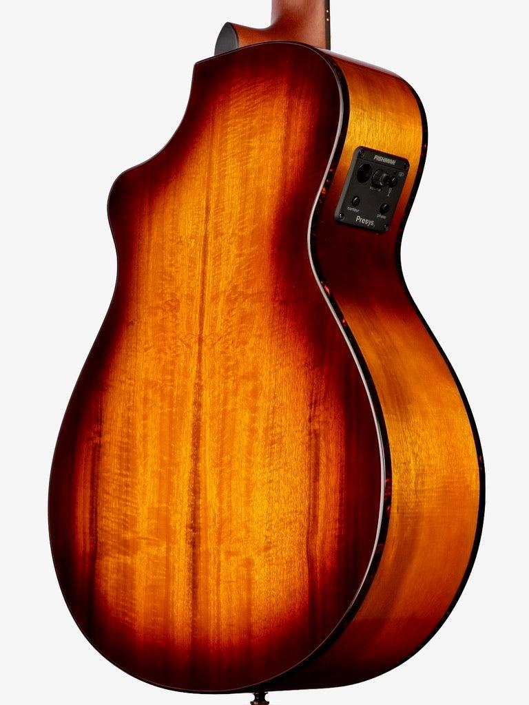 Breedlove Pursuit Exotic S Companion Tiger's Eye CE Myrtlewood / Myrtlewood #230302843 - Breedlove Guitars - Heartbreaker Guitars