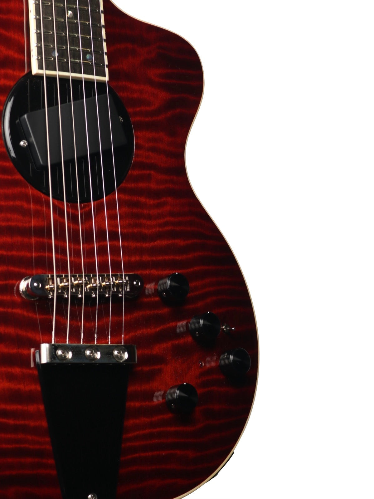 Rick Turner Model 1 Custom Flamed Redwood w/ Full Electronics Package #6039