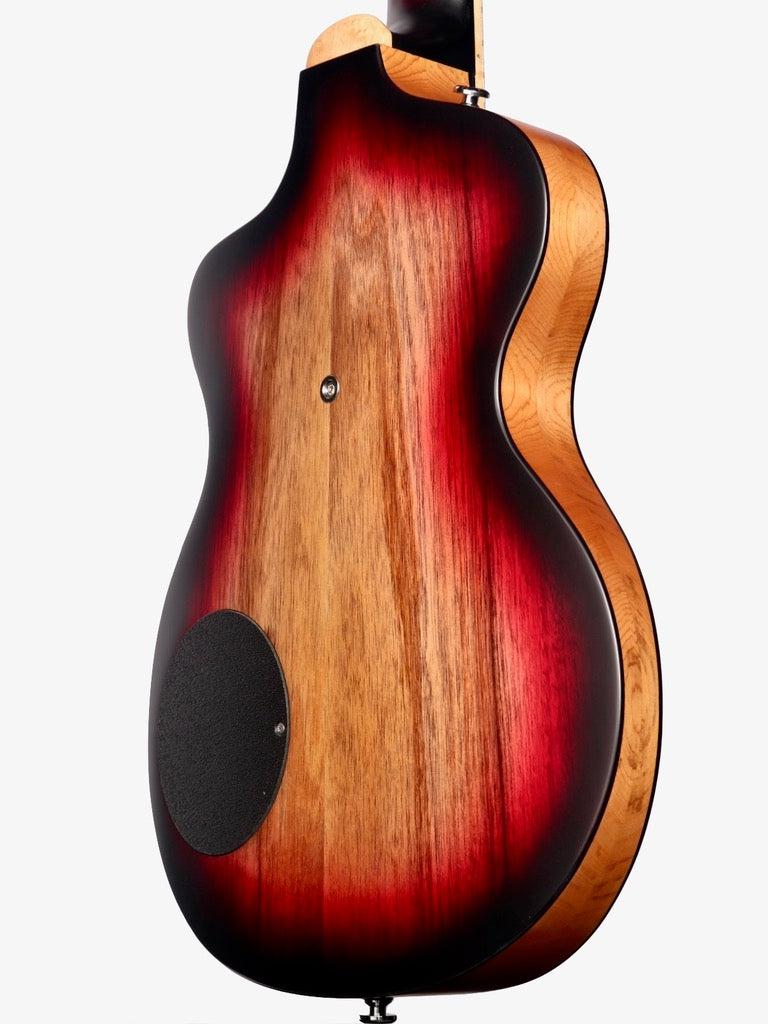 Rick Turner Model 1 Ltd. Edition Satin Black Acacia Burst "Heartbreaker Featherweight" #15 - Rick Turner Guitars - Heartbreaker Guitars