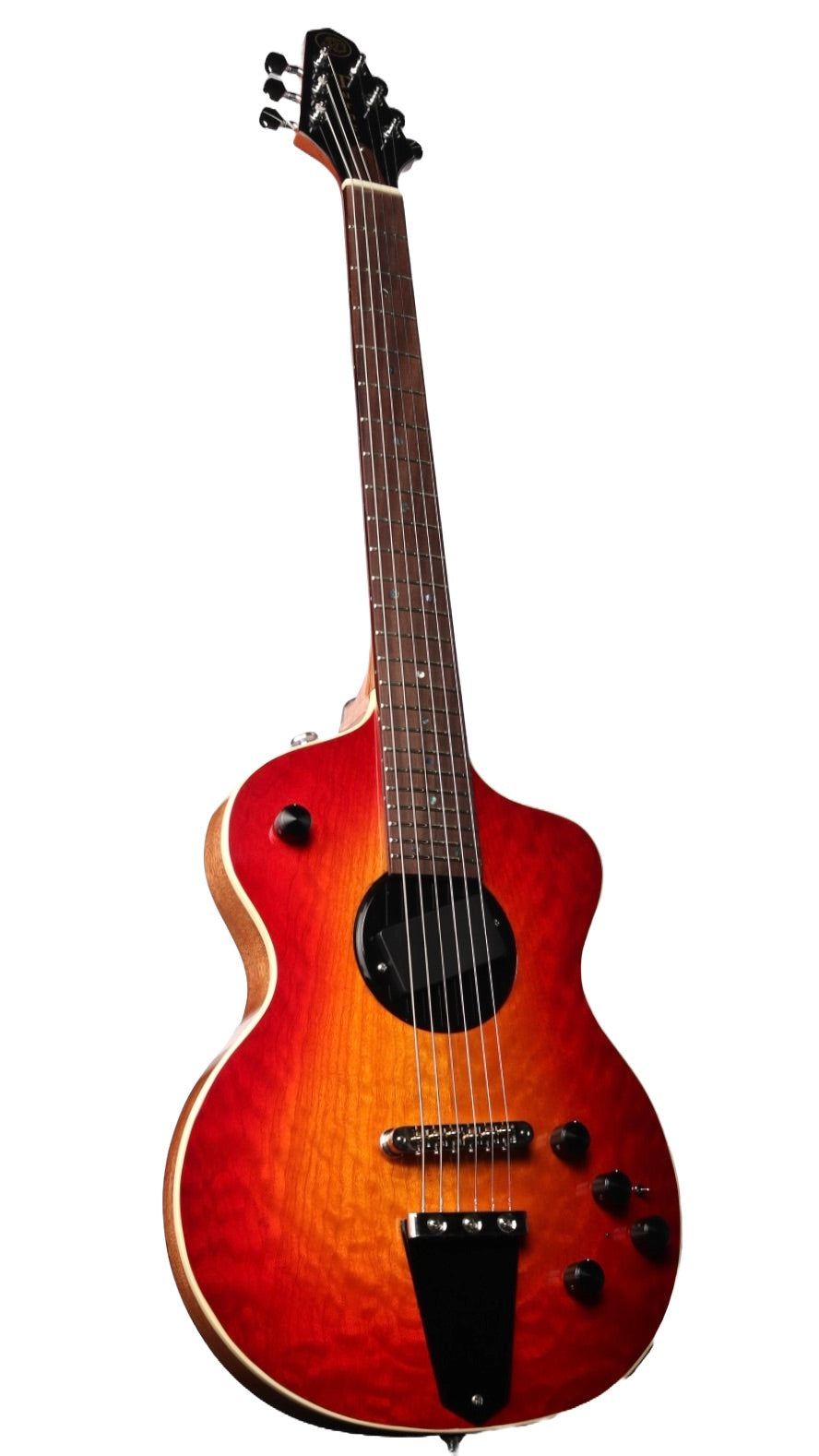 Rick Turner Model 1 Custom Cherry Burst Figured Maple Top #6141