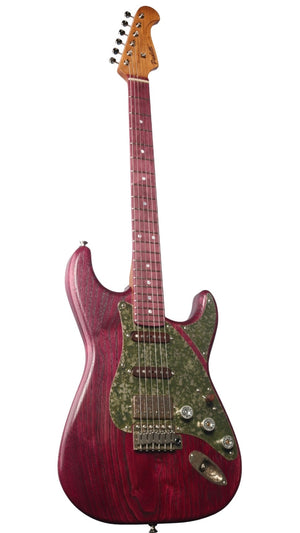 Paoletti Alfa Amaranth Chianti Wine HSS with Walnut Pickups #313426