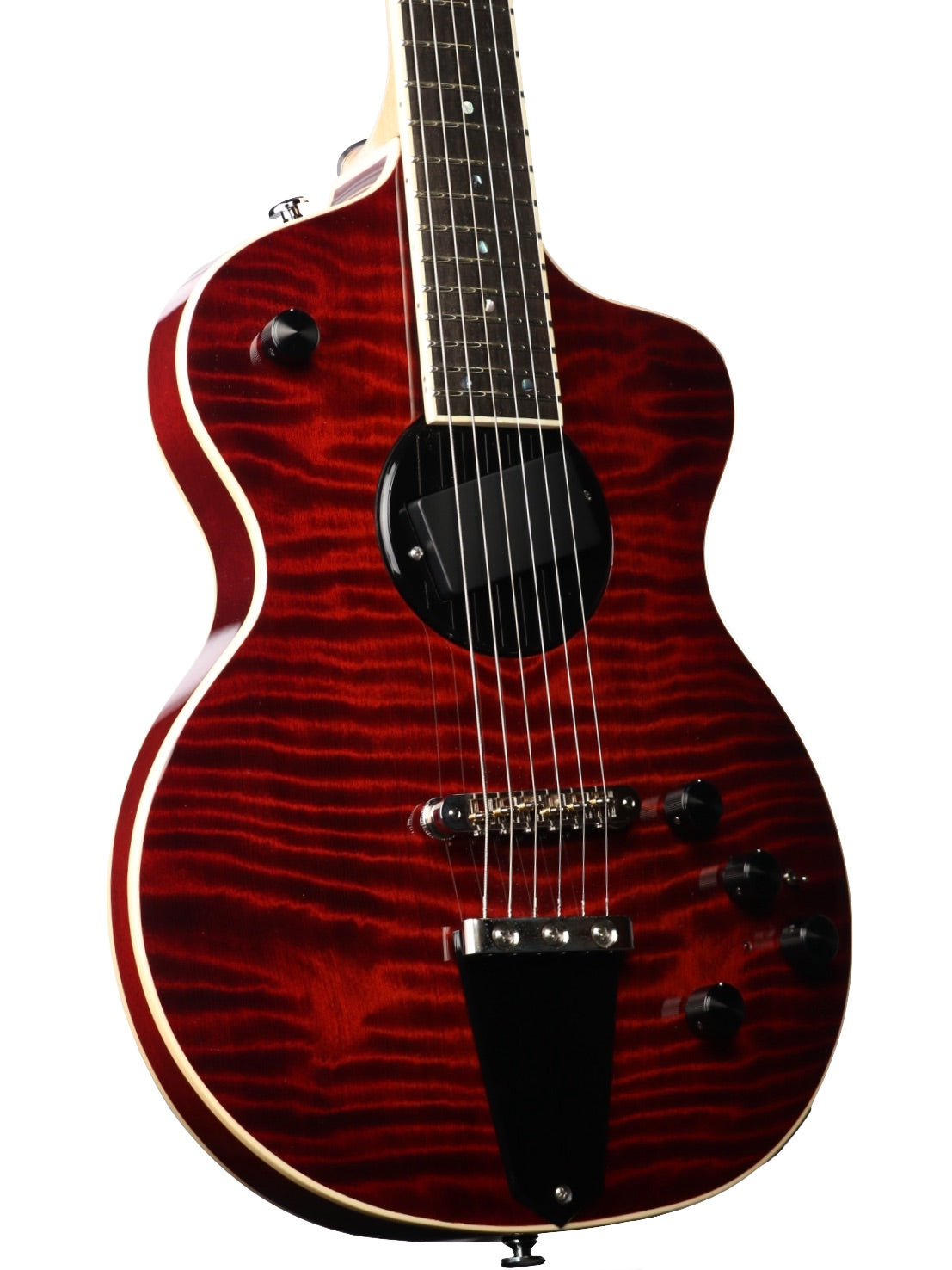 Rick Turner Model 1 Custom Flamed Redwood w/ Full Electronics Package #6039