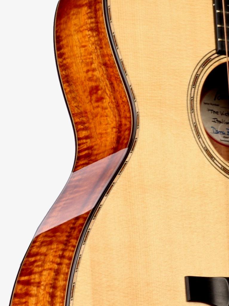 Bourgeois OMS Custom Italian Spruce / Master Grade Koa #8975 - Bourgeois Guitars - Heartbreaker Guitars