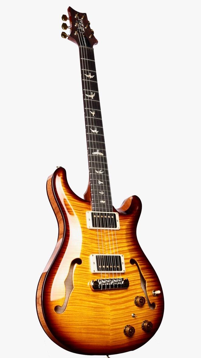 PRS Hollowbody II Piezo 10 Top Tobacco Wrap Burst #370776