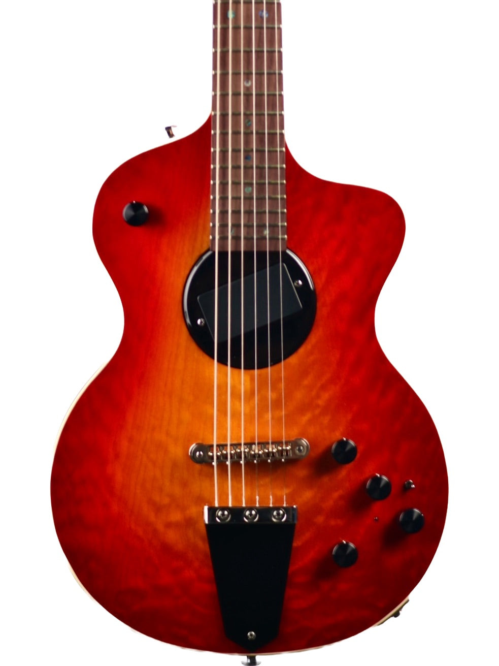 Rick Turner Model 1 Custom Cherry Burst Figured Maple Top #6141