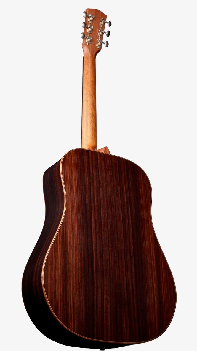 Bedell Coffee House Dreadnought Adirondack Spruce / East Indian Rosewood with K&K Pure Mini #324012