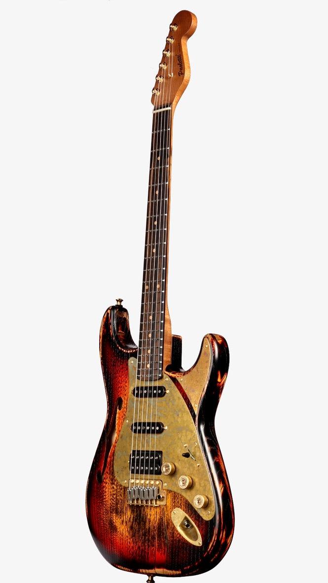 Paoletti Alfa Lounge HSS Heavy Black NAMM 2024 Edition #238023 - Paoletti - Heartbreaker Guitars