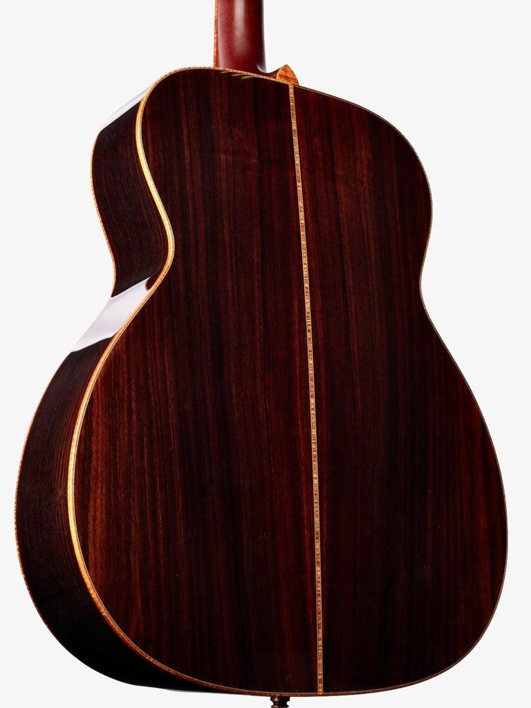 Santa Cruz OM Sunburst Adirondack / Indian Rosewood with Koa Appointme ...