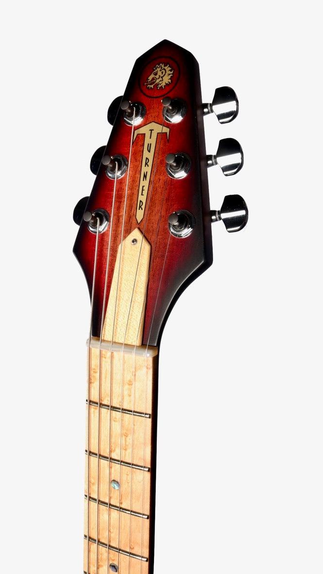 Rick Turner Model 1 Ltd. Edition Satin Black Acacia Burst "Heartbreaker Featherweight" #15 - Rick Turner Guitars - Heartbreaker Guitars