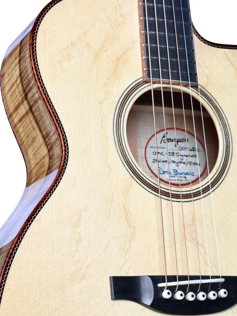Bourgeois OMC DB Signature Aged Tone Bearclaw Italian Spruce / Myrtle #9626 - Bourgeois Guitars - Heartbreaker Guitars
