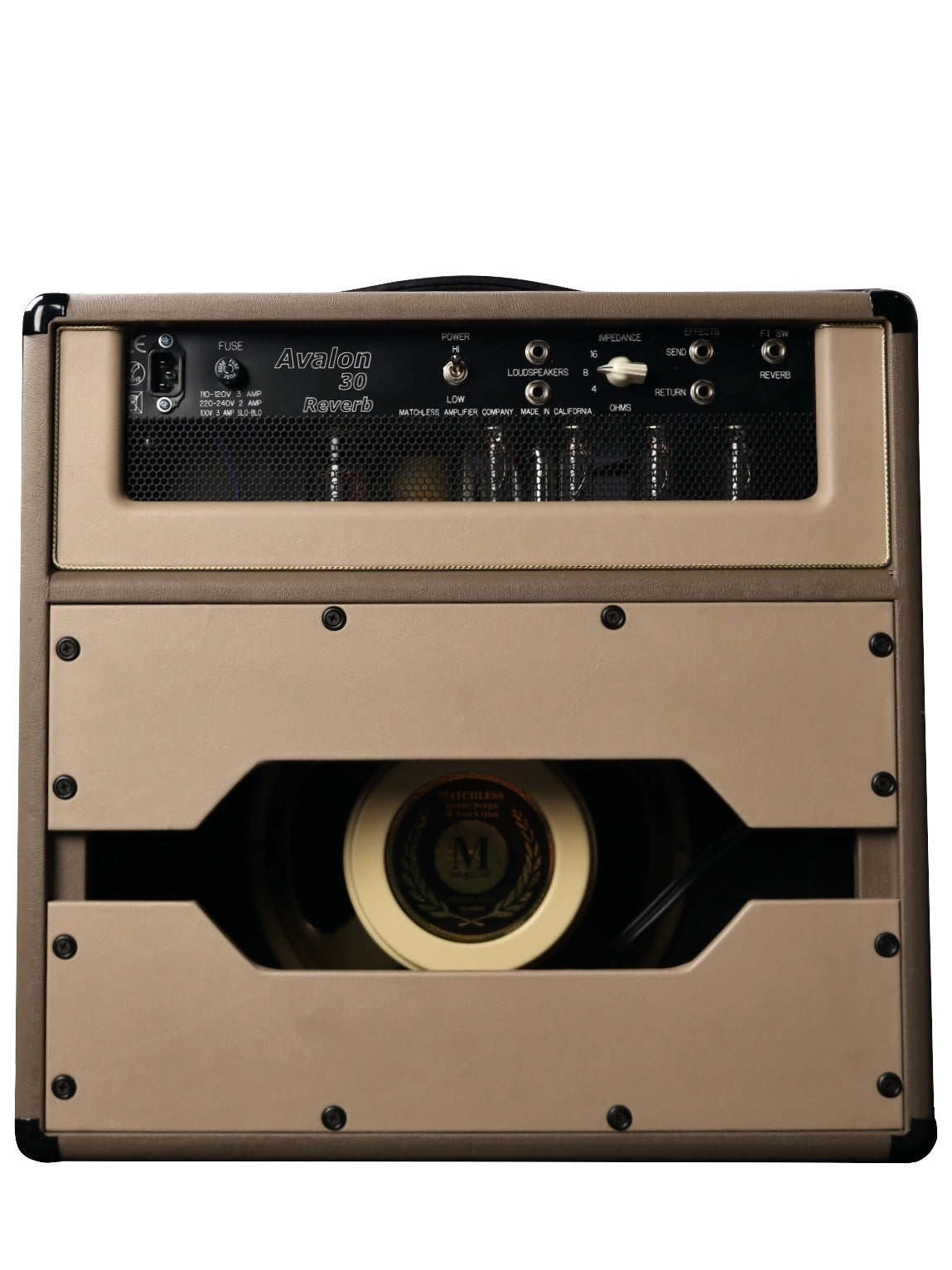 2025 Matchless Avalon 30w Reverb 1x12 Combo Cappuccino / Gold (Floor Model)