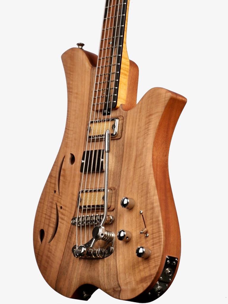 Bacci Leonardo Dual Output Semi-Hollow Noce Bacci NAMM 2024 Edition #110BLF00065 - Bacci - Heartbreaker Guitars