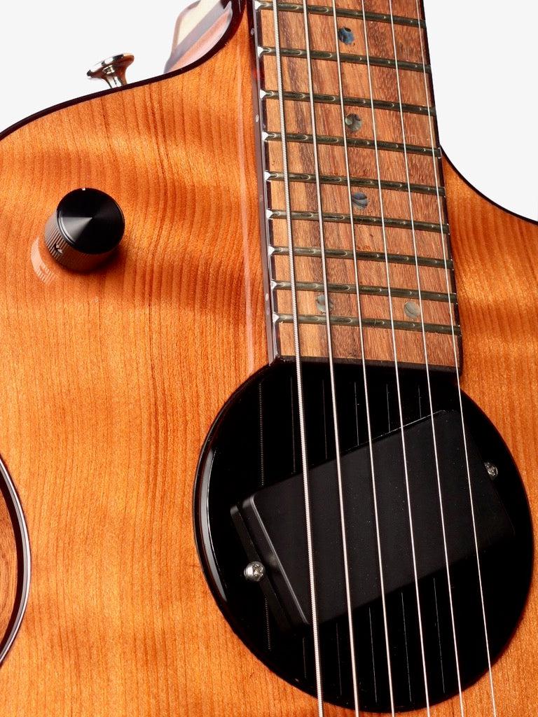 Rick Turner Model 1 Custom Deluxe Curly Redwood with Full Electronics Package #5800 - Rick Turner Guitars - Heartbreaker Guitars