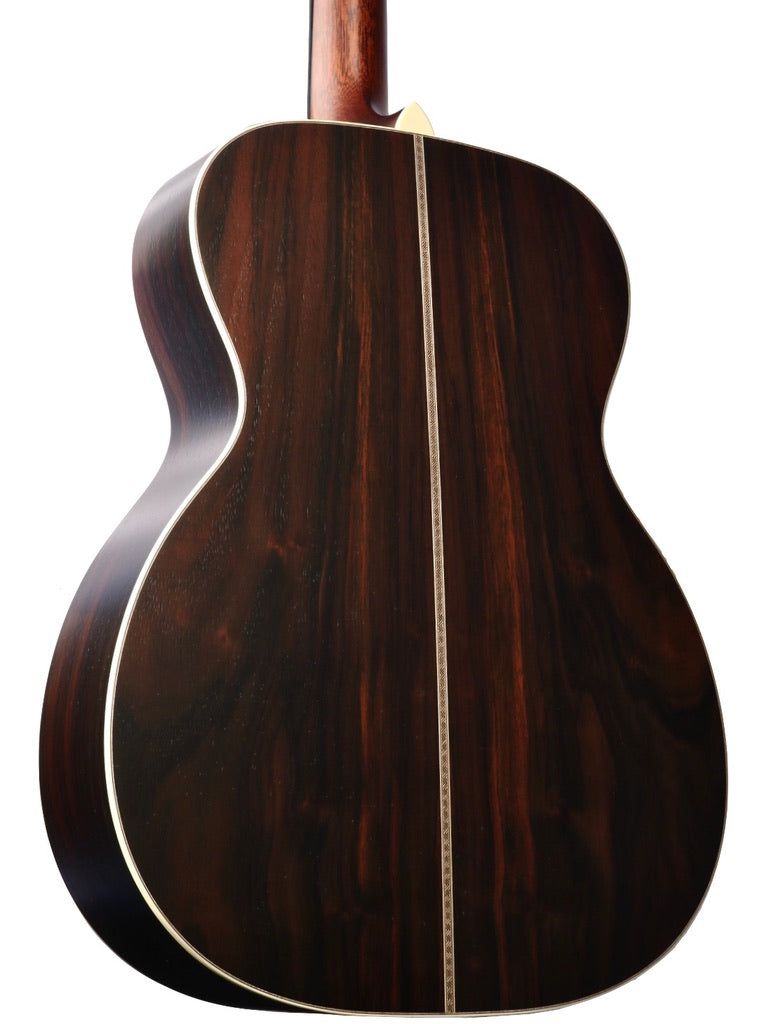 2025 Bourgeois Heirloom Series Vintage Satin OM Bearclaw Adirondack / Brazilian Rosewood #10761