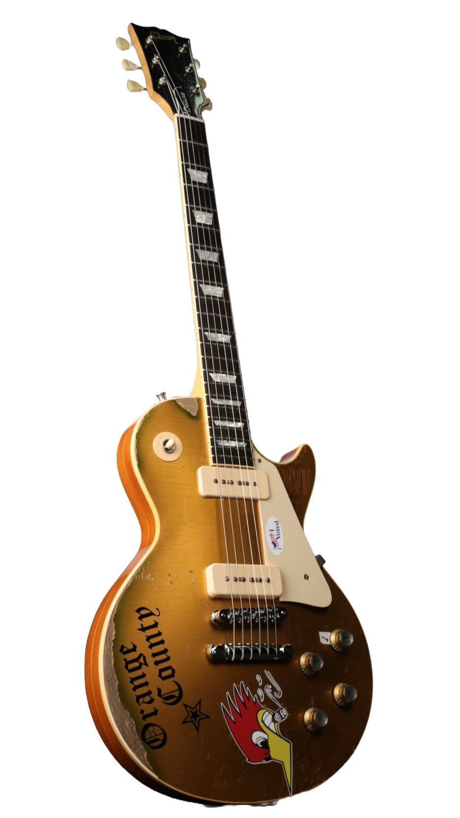 Gibson Murphy Labs Mike Ness Signature 1976 Les Paul Deluxe Goldtop Aged #MN057 (Pre-Owned)