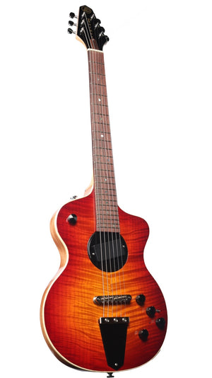 Rick Turner Model 1 Custom Cherry Burst Figured Maple Top w/ Full Electronics Package #6208