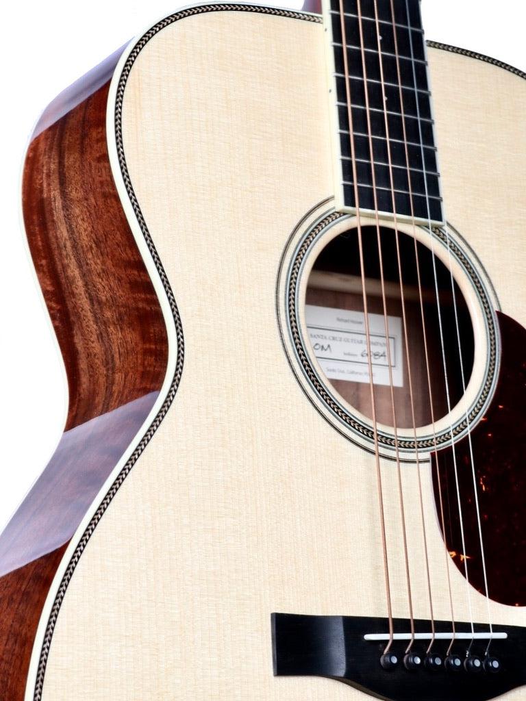 Santa Cruz OM Adirondack / Walnut #6084 - Santa Cruz Guitar Company - Heartbreaker Guitars