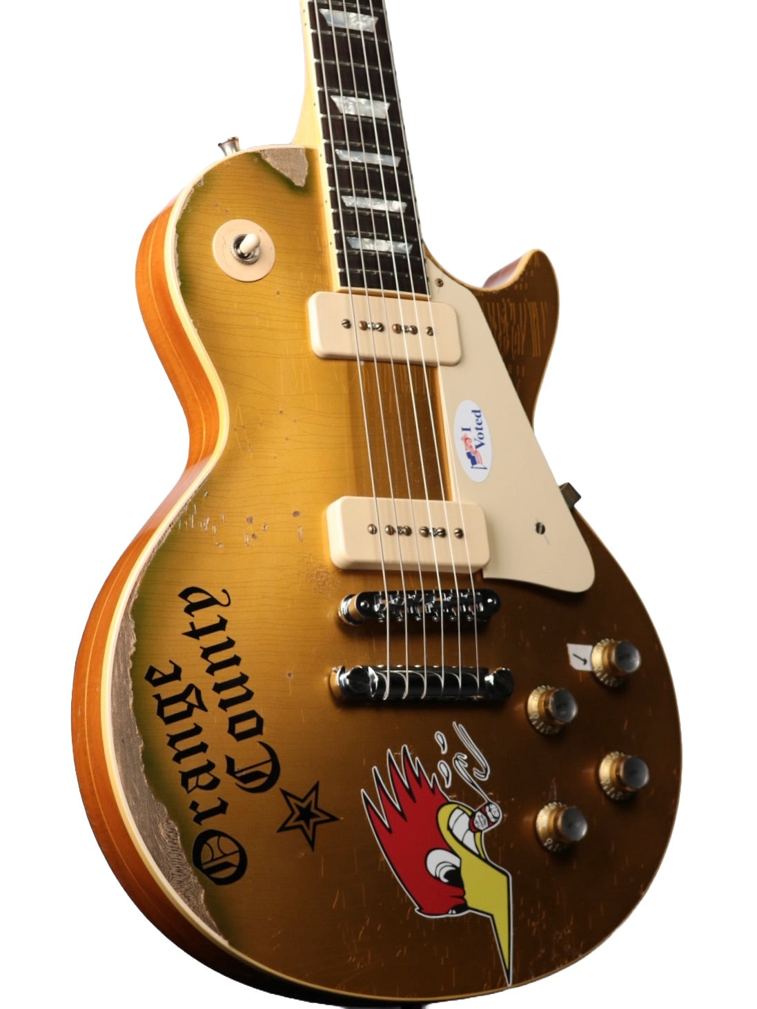 Gibson Murphy Labs Mike Ness Signature 1976 Les Paul Deluxe Goldtop Aged #MN057 (Pre-Owned)