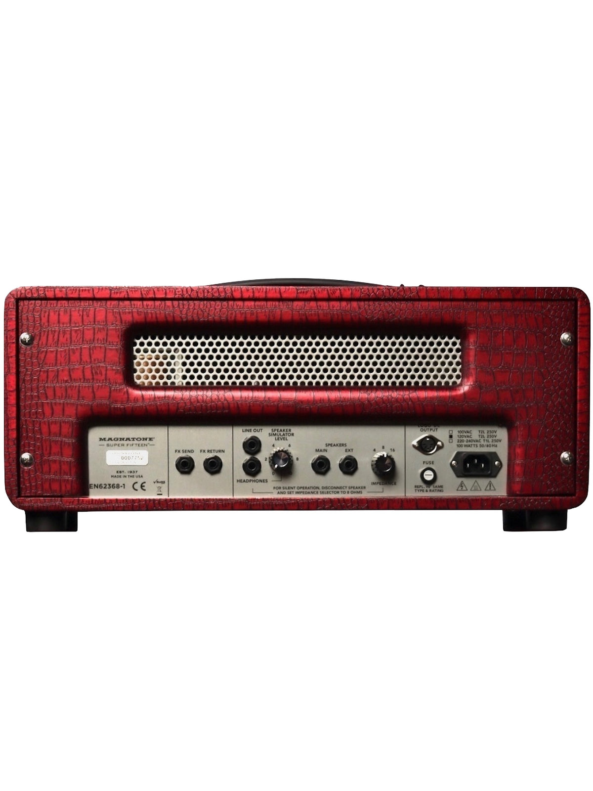 Magnatone Super Fifteen Red Croc Head #7752
