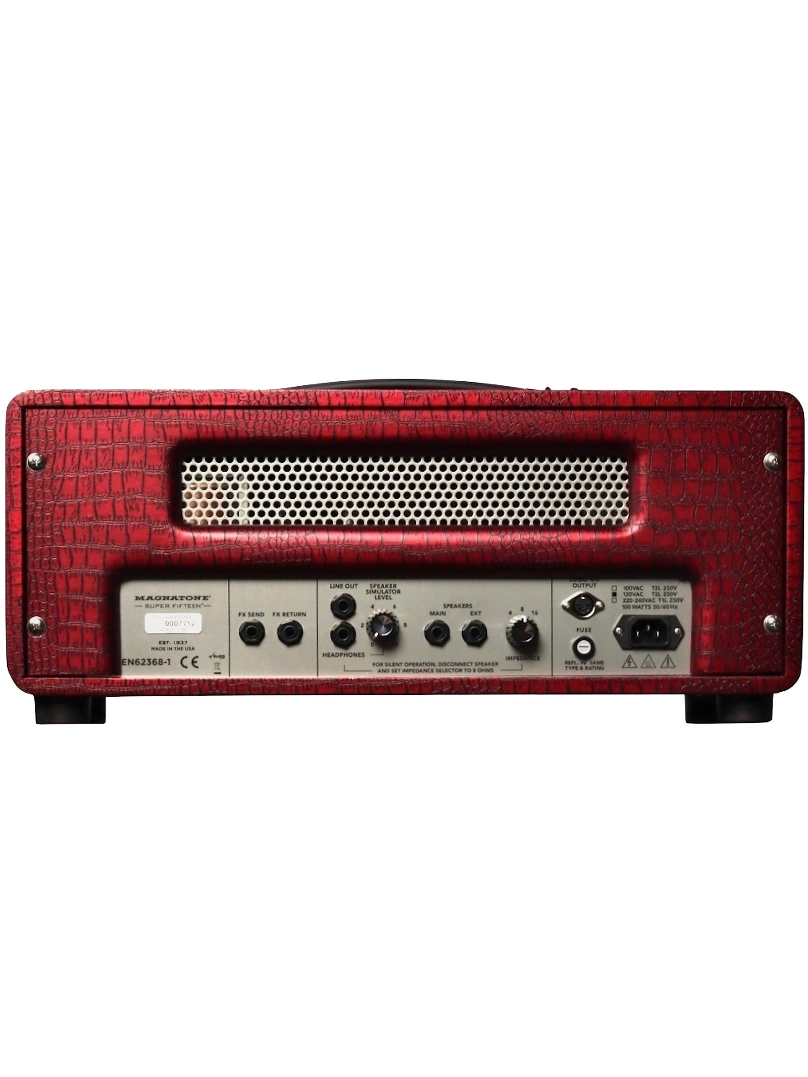Magnatone Super Fifteen Red Croc Head #7752
