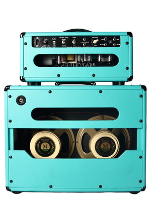 IN STOCK! 2024 Matchless HC-30 Head + ESD212 Cabinet Turquoise / Silver