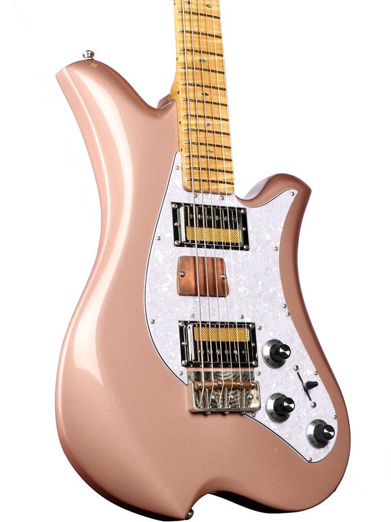 Bacci Leonardo Baritone Rose Gold Dual Output #110BLF00039 - Bacci - Heartbreaker Guitars