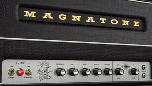 Magnatone SL-100 Slash Signature Blackout 100w Head and Slash 4x12 Extension Cab