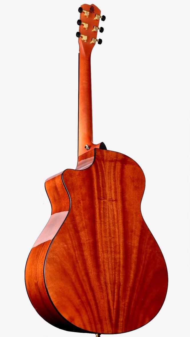 Breedlove Oregon Concerto Bourbon CE Myrtlewood #28066 - Breedlove Guitars - Heartbreaker Guitars