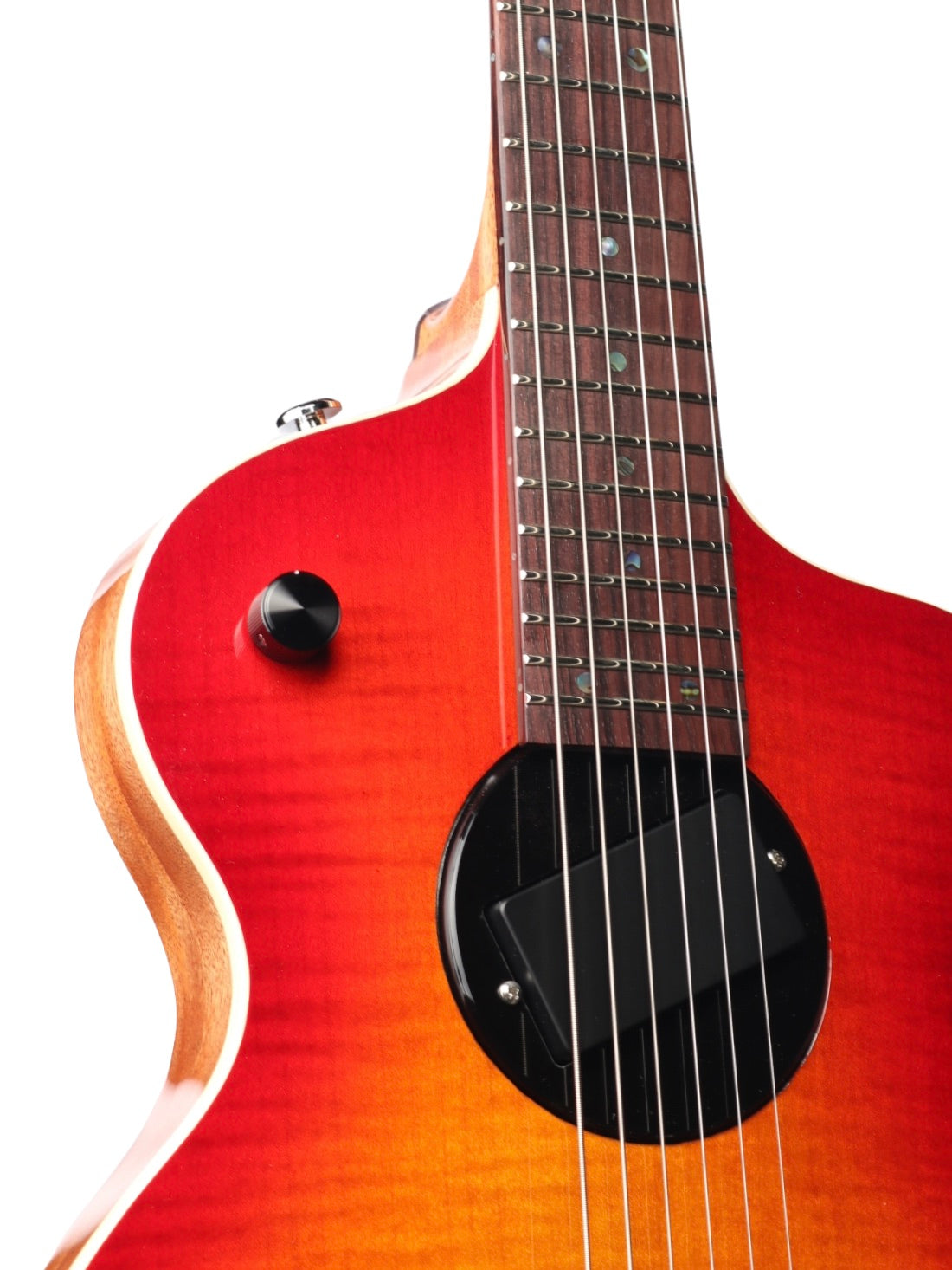 Rick Turner Model 1 Custom Cherry Burst Figured Maple Top #6020