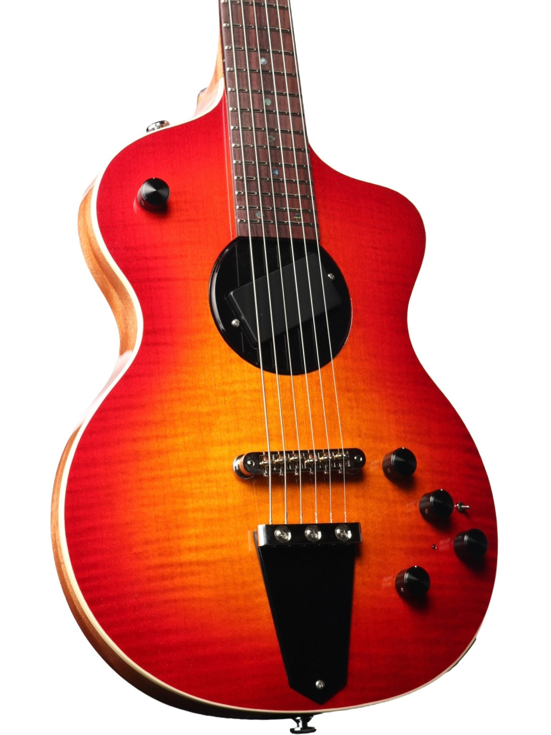 Rick Turner Model 1 Custom Cherry Burst Figured Maple Top #6020