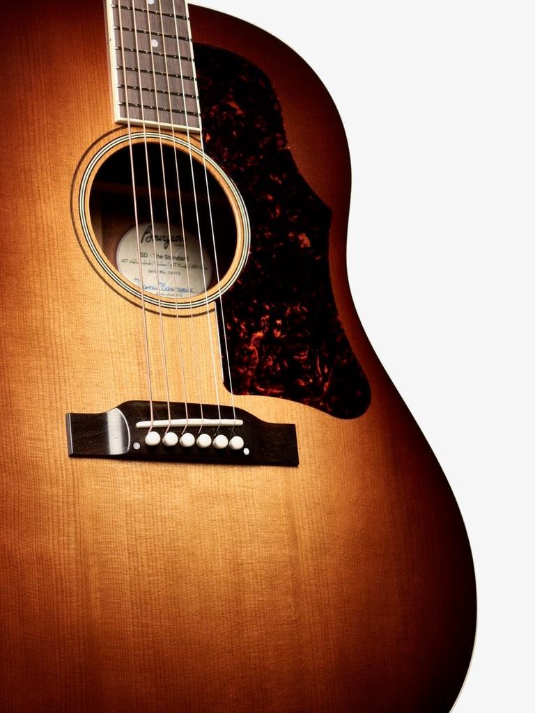 Bourgeois "The Standard" NAMM 2024 Edition Sloped Dreadnought Aged Tone Adirondack / Figured Sinker Mahogany #10315 - Bourgeois Guitars - Heartbreaker Guitars