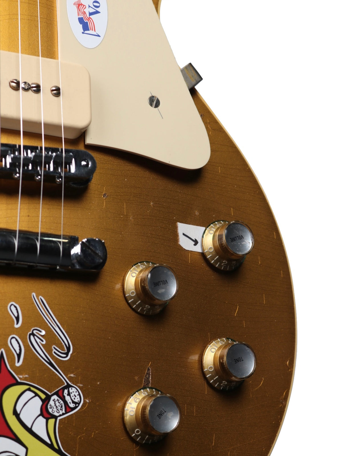 Gibson Murphy Labs Mike Ness Signature 1976 Les Paul Deluxe Goldtop Aged #MN057 (Pre-Owned)