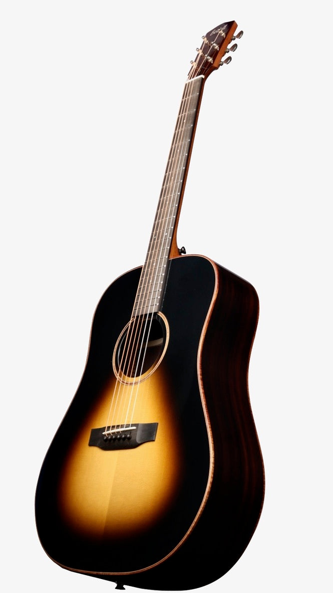 Bedell Coffee House Dreadnought Adirondack Spruce / East Indian Rosewood with K&K Pure Mini #324012