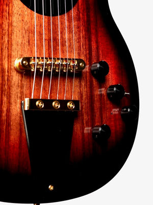 Rick Turner Model 1 Ltd. Edition Black Acacia Burst "Heartbreaker Featherweight" #13 - Rick Turner Guitars - Heartbreaker Guitars